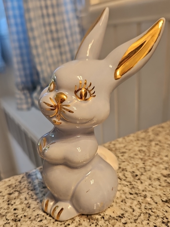 Other - VTG 60s Blue Bunny Cotton Ball Dispenser